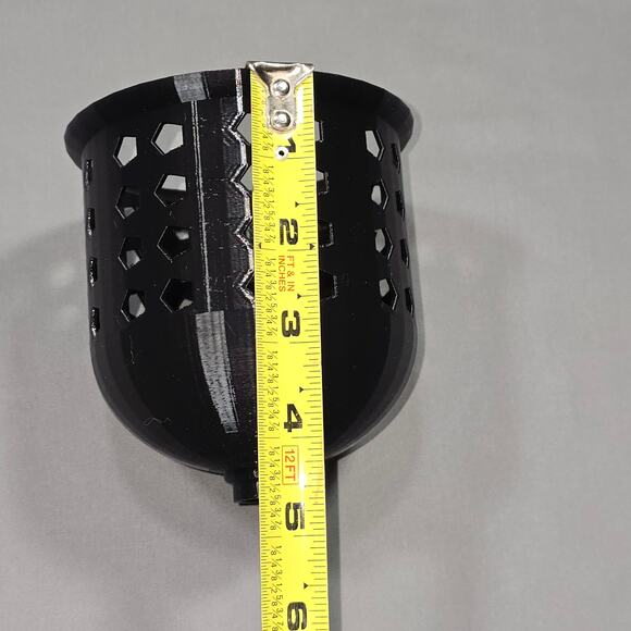 Aquaponic Aquarium Wicking Planter Pot Black White Self Watering Fish Tank Decor - Picture 16 of 16